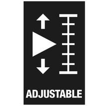 Symbol för höjdjusterbarhet
