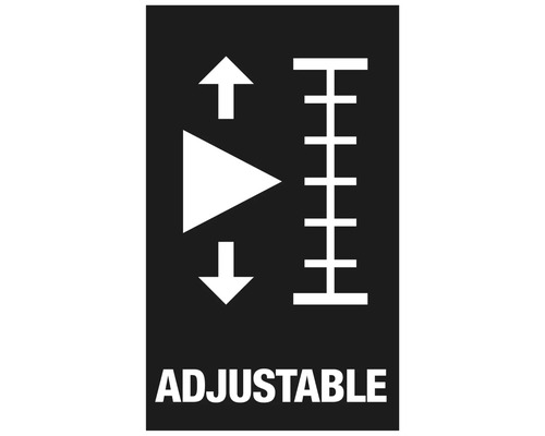 Symbol för höjdjusterbarhet
