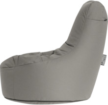 Grå sittsäck med ryggstöd från Sitting Point.