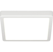 Kvadratisk LED-taklampa i platt design.