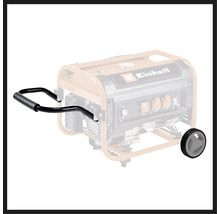 Einhell transportsats för strömgenerator bestående av ett fällbart metallhandtag och hjul.