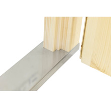 Friggebod PALMAKO Lisa 14,2m² inkl. golv 450x330cm natur