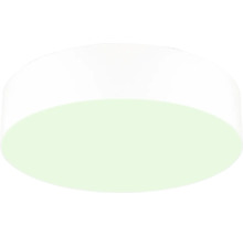 Rund LED-taklampa i platt design.