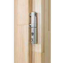 Attefallshus PALMAKO Helena inkl. golv, fönster, entrétak 27,0m² (15,1m²) 450x360cm impregnerad grå