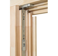 Trädgårdshus PALMAKO Helena inkl. golv, fönster, entrétak 34,0m² (18,6m²) 510x390cm impregnerad
