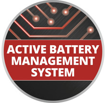 Aktivt batterihanteringssystem för optimerad prestanda och säkerhet hos batteriet.