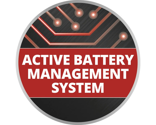 Aktivt batterihanteringssystem för optimerad prestanda och säkerhet hos batteriet.