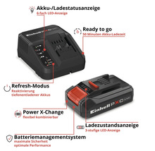 Startkit EINHELL batteri och laddare PXC 18V 2,5Ah