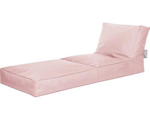 Sittsäck fåtölj SITTING POINT Twist scuba gammelrosa 70x80cm