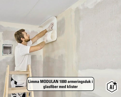 Armeringsduk MODULAN glasfiber vit 45g/m² 1x50m 3565000080-03 (Image AI modified or generated)