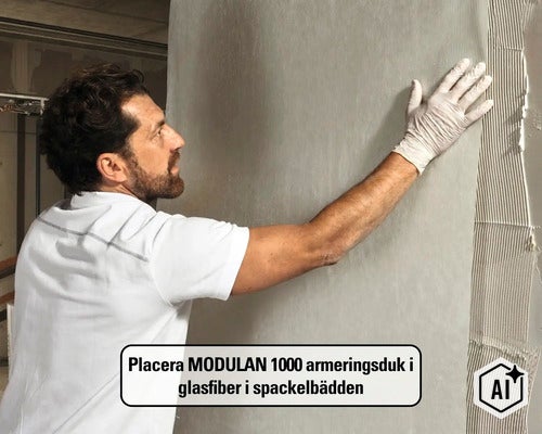Armeringsduk MODULAN glasfiber vit 45g/m² 1x50m 3565000080-03 (Image AI modified or generated)