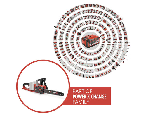 Batteridriven motorsåg EINHELL GP-LC 36/35 Li 35cm utan batteri & laddare (2x18V)