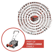 Gräsklippare EINHELL Power-X-Change GE-HM 18/38 Li utan batteri & laddare