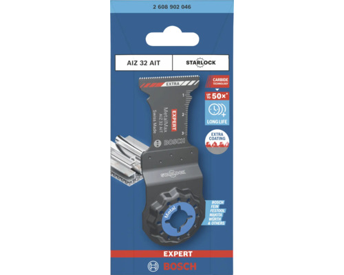 Bosch Expert Starlock instickssågblad AIZ 32 AIT för metall, hårdmetallbestyckat, för multiverktyg