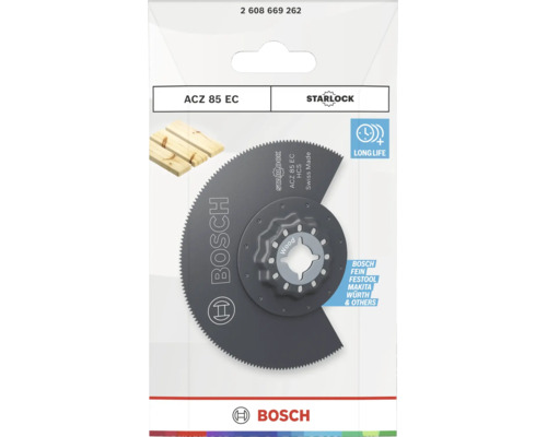 Bosch Starlock segmentsågblad ACZ 85 EC för trä i originalförpackning
