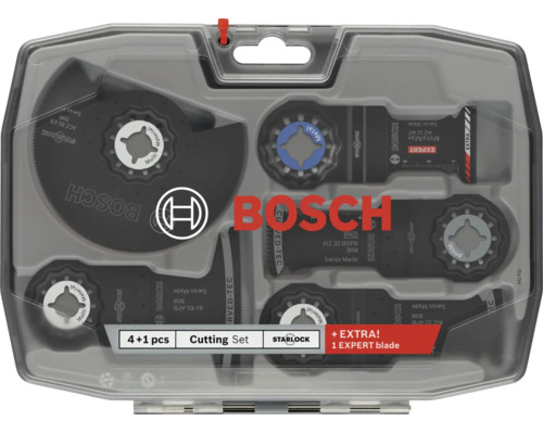 Bosch Starlock oscillerande sågblad set 4 plus 1 delar i plastväska