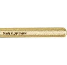 Mässingsstift med ingraverad ursprungsmärkning Made in Germany