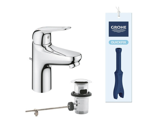 Grohe tvättställsblandare med bottenventil och monteringsverktyg