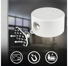 Magnetisk LED-lampa med självhäftande fäste och uppladdningsbart batteri via USB för flexibel montering