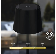 Dimbar LED lampa med touch funktion för steglös ljusstyrkereglering från 25 procent till 100 procent