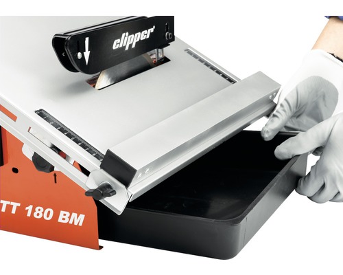Clipper kakelskärare TT 180 BM med vattenkylning och avtagbar vattenlåda