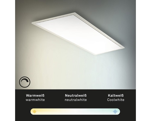 Rektangulär LED taklampa med justerbar färgtemperatur