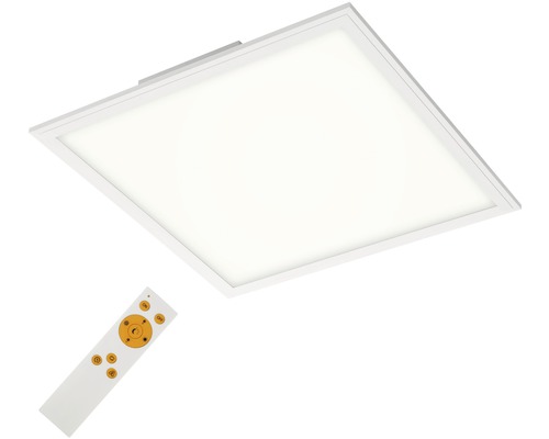 LED Panel BRILONER dimbar 24W 2400lm 3000-6500K varmvit–dagsljusvit HxBxL 48x450x450mm med fjärrkontroll