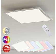 Fyrkantig taklampa med färgväxlingsfunktion och fjärrkontroll