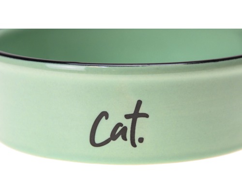Kattmatskål med inskriptionen katt