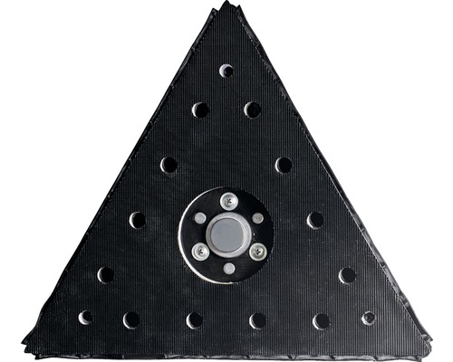 Triangulärt slippapper med hålmönster för elverktyg