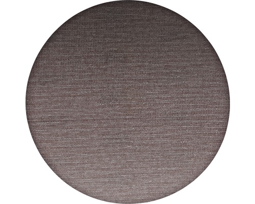 Rund matta med vävd textur