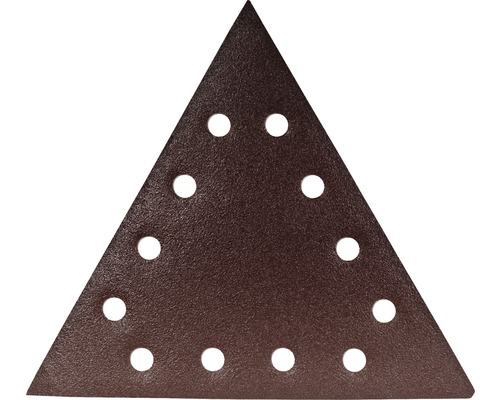 Triangulärt sandpapper med hål