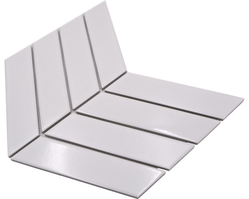 Mosaikplatta av keramik i vinkelformat