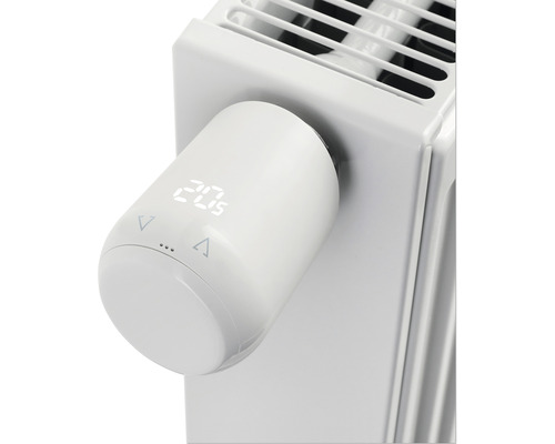 Elementtermostat med digital display på elementet