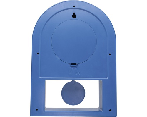 Baksidan av en pendelklocka för väggmontering