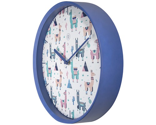 Väggklocka med lamamotiv