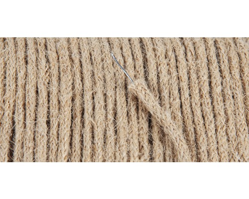 Närbild av jutesnöre på en spole