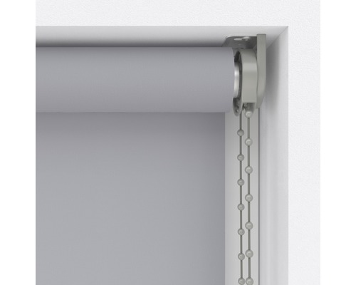 Grå rullgardin med kedjedrag