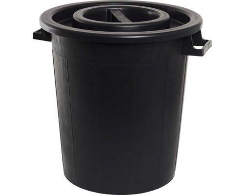 Plast hink med lock och handtag