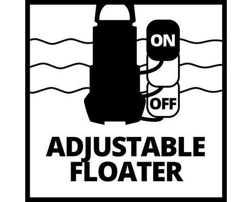 Symbol för justerbar flottörbrytare