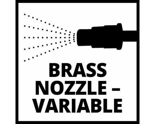 Symbol för variabel mässingsmunstycke