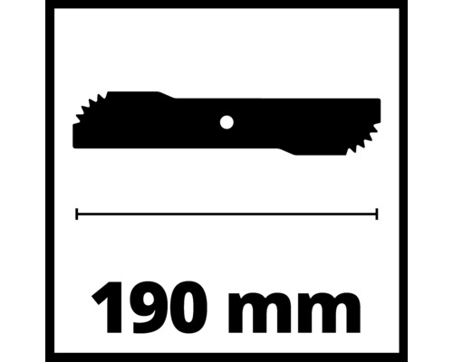 Kniv med en längd på 190 millimeter
