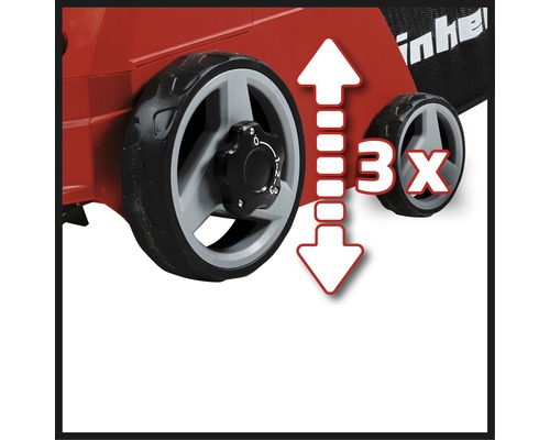 Trippel höjdjustering på vertikalskäraren