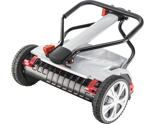 Gräsmattluftare med rulle för trädgårdsskötsel