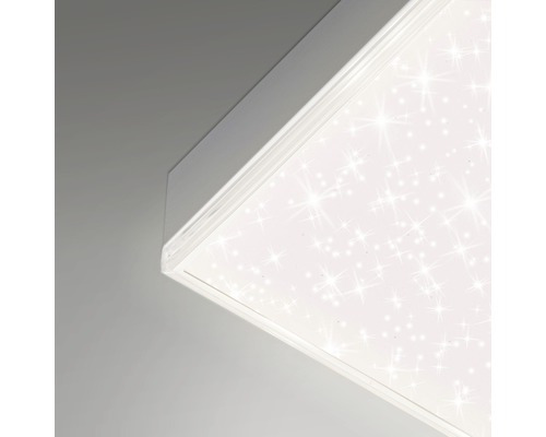 Rektangulär taklampa med stjärnmönster