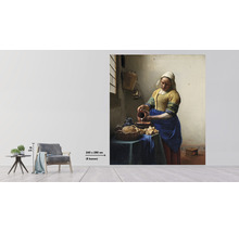 "Tapet med motivet ""Mjölkjunkfrun"" av Jan Vermeer, mått 243 x 280 cm"