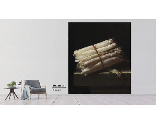 Väggbild med sparrismotiv, storlek 243 x 280 cm