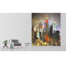 Fototapet med motiv av skyline, mått 243 x 280 centimeter