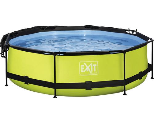 Pool EXIT Lime Ø300x76cm inkl. filterpump & soltak grön Pool EXIT Lime Ø300x76cm inkl. filterpump & soltak grön