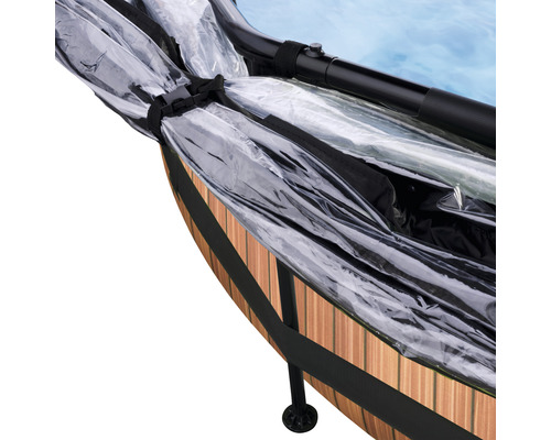 Detaljvy av ett badtunneskydd